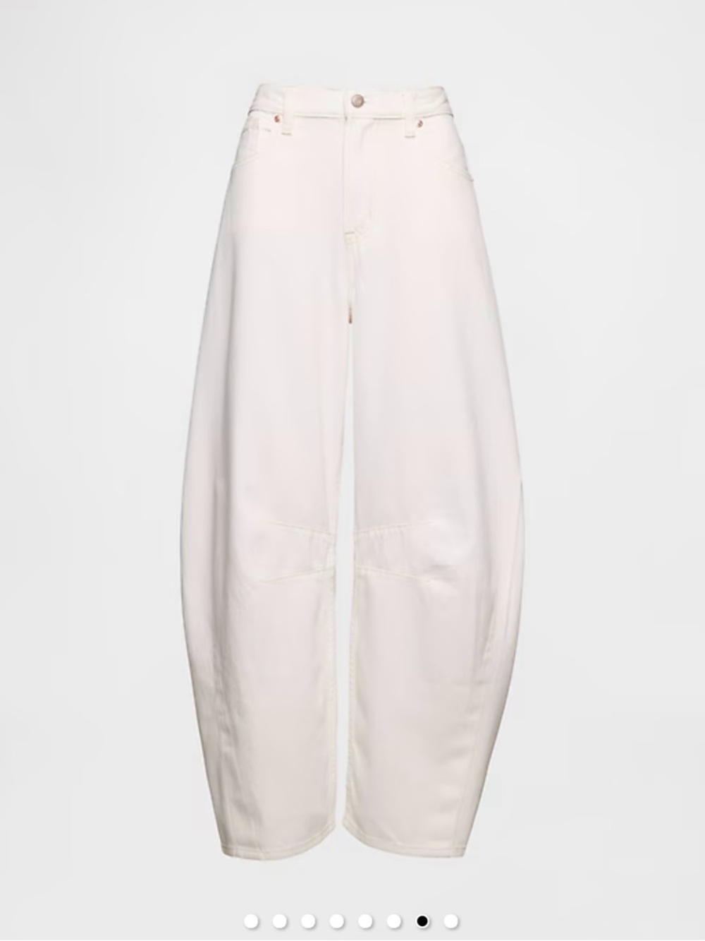 NWT GAP Horseshoe High Rise Off White Jeans - Picture 6 of 10